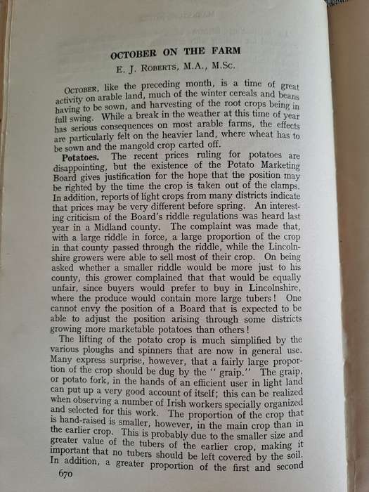 The Journal of the Ministry of Agriculture  set of 4 volumes