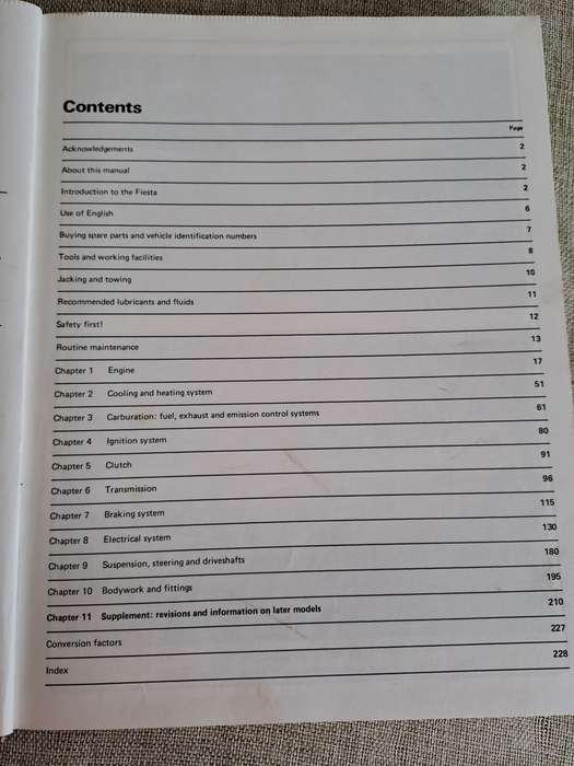 Ford Fiesta Owners Workshop Manual 1976 to 1980 - Haynes