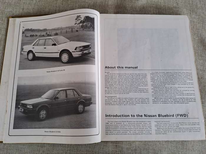Nissan Bluebird Owners Workshop Manual 1984 to 1986 - Haynes