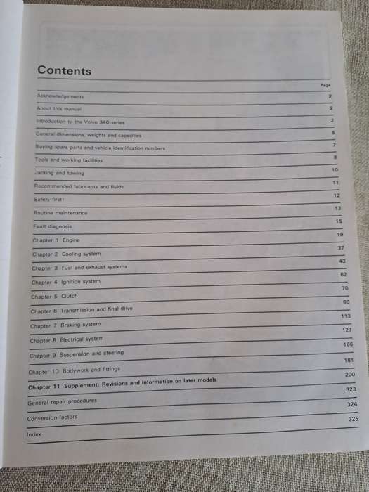 Volvo 340 & 360 Series Owners Workshop Manual 1976 to 1985 - Haynes