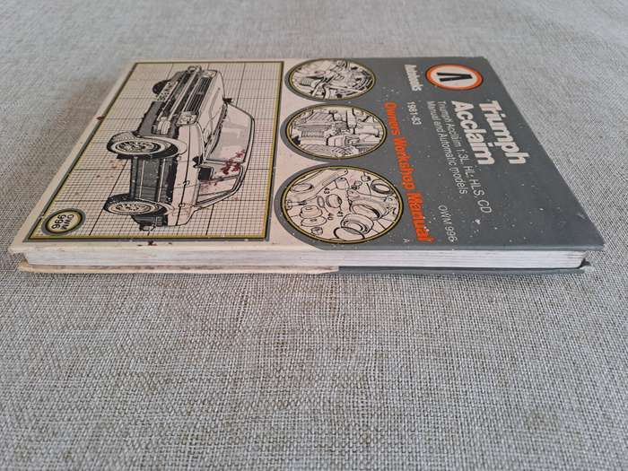 Triumph Acclaim Owners Workshop Manual 1981 to 1983 - Autobooks
