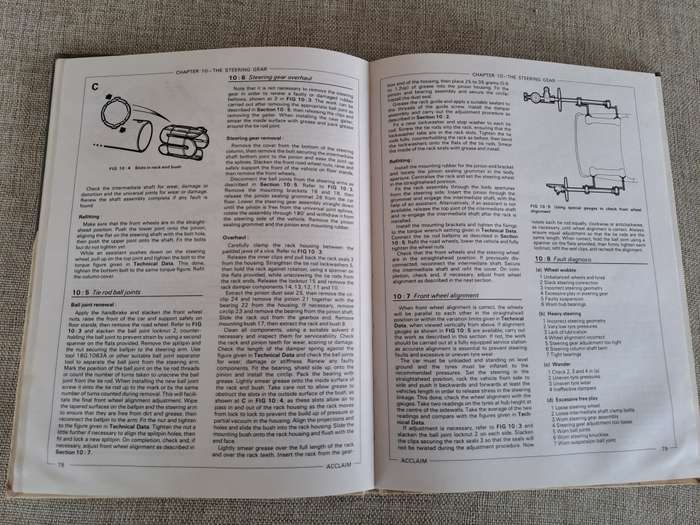 Triumph Acclaim Owners Workshop Manual 1981 to 1983 - Autobooks