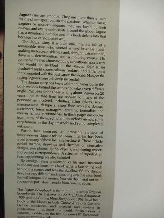 Jaguar Scrapbook - Philip Porter