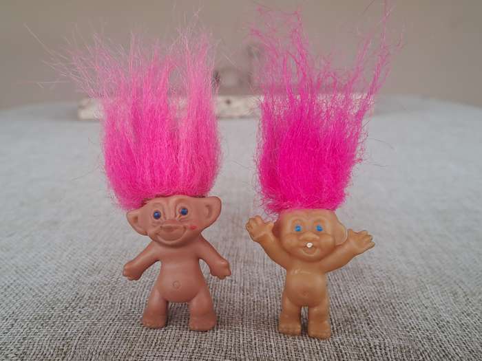 Troll dolls Vintage  x 2