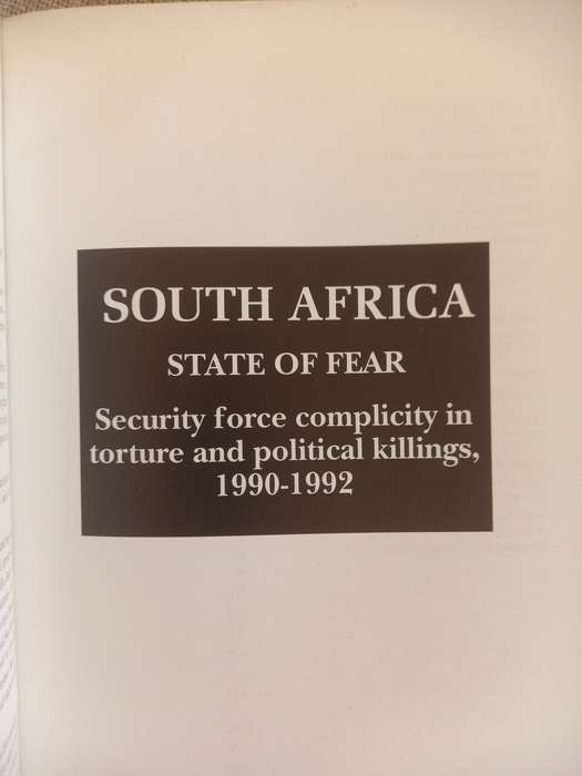 Amnesty International - South Africa - State of Fear