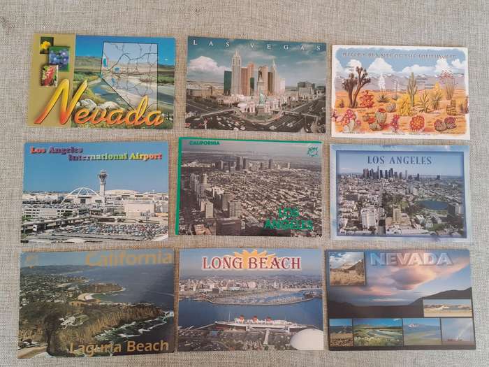 Post Cards USA  Collection of 84 unused Cards