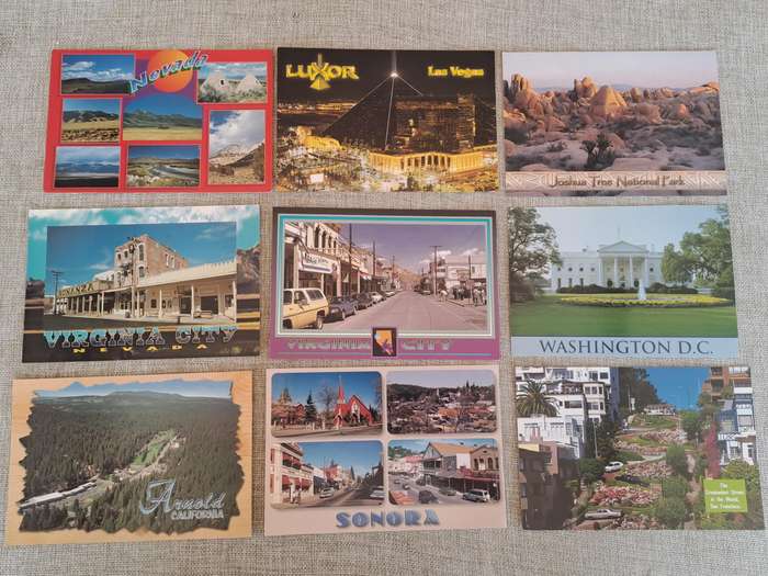 Post Cards USA  Collection of 84 unused Cards