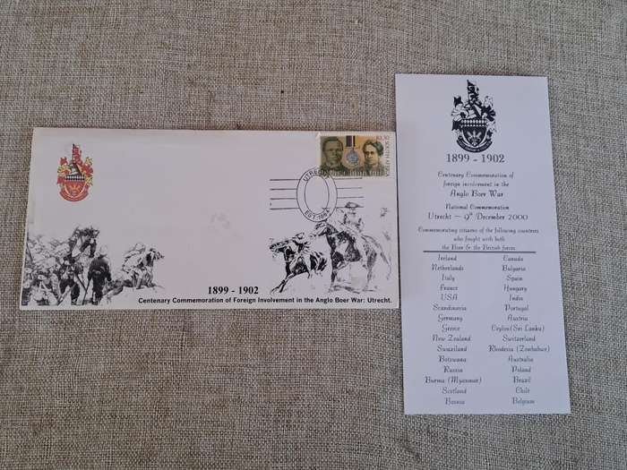 First Day Covers: 75th Anniversary SAP, Siege of Ladysmith, Foreign involvement in Anglo-Boer War