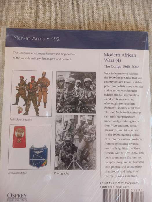 Modern African Wars (4) The Congo 1960 - 2002 - Osprey Publishing