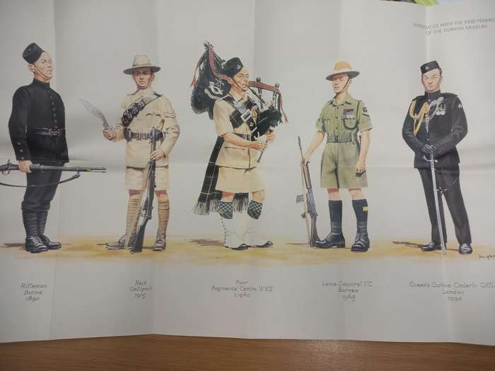 Gurkha's - The Official Story - Book, Video and Poster