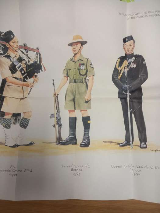 Gurkha's - The Official Story - Book, Video and Poster