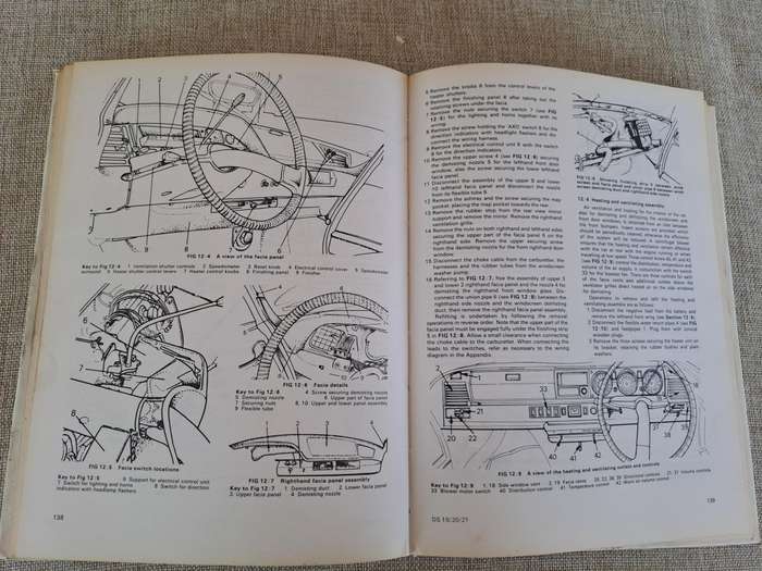 Citroen ID, D, DS 19, 20, 21 Owners Workshop Manual 1966-74 - Autobooks