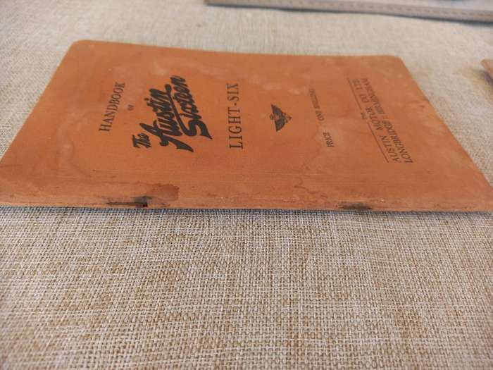 The Handbook of The Austin Sixteen Light-Six  1931