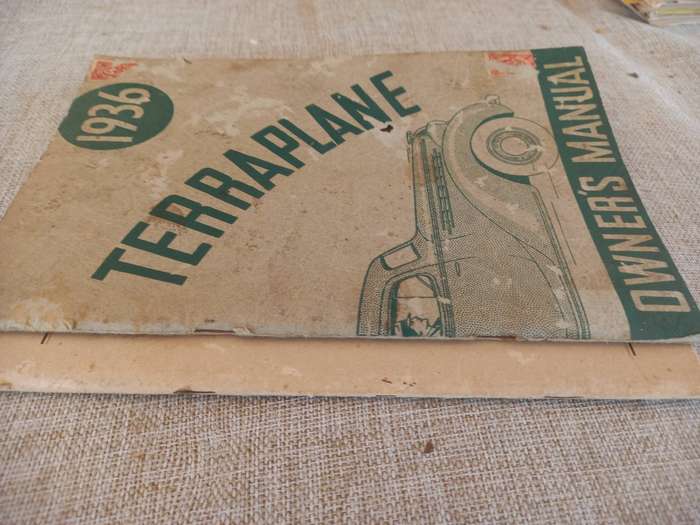 1936 Terraplane - Owners Manual