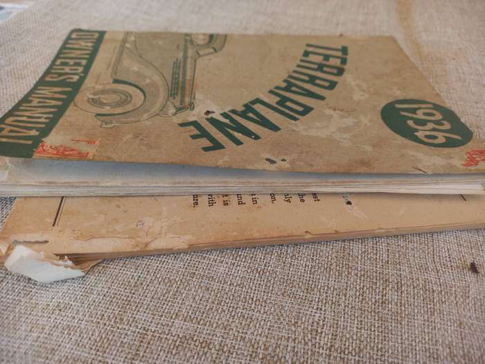 1936 Terraplane - Owners Manual