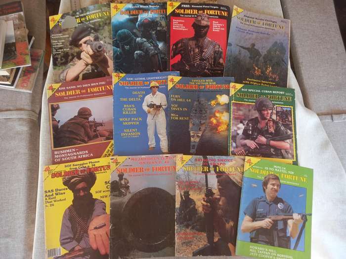 Soldier of Fortune 1980 - 12 magazines