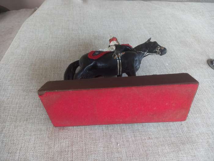 Household Cavalry Officer - Metal - 24cm Excellent piece / solid RARE