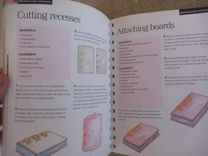 The Book Binding Handbook - simple techniques and step-by-step projects - Sue Doggett