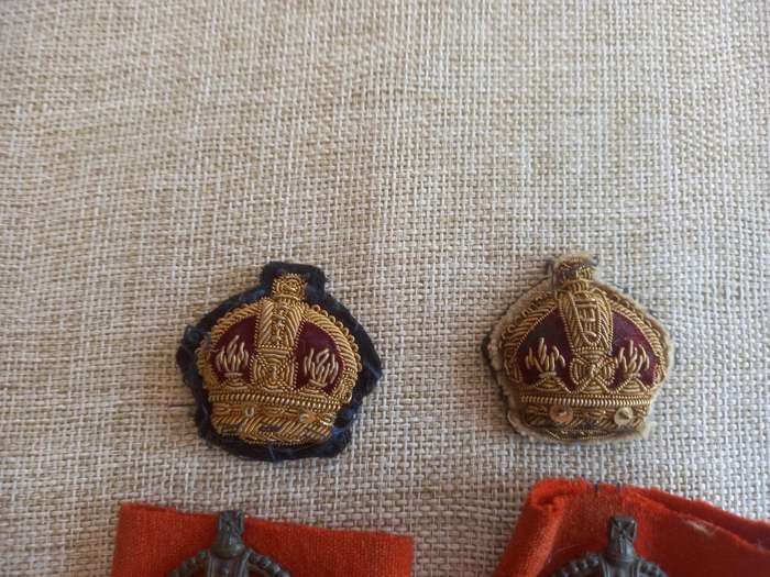WWII South African - Senior Officers Rank sets