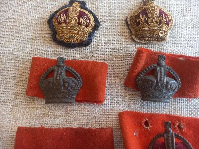 WWII South African - Senior Officers Rank sets