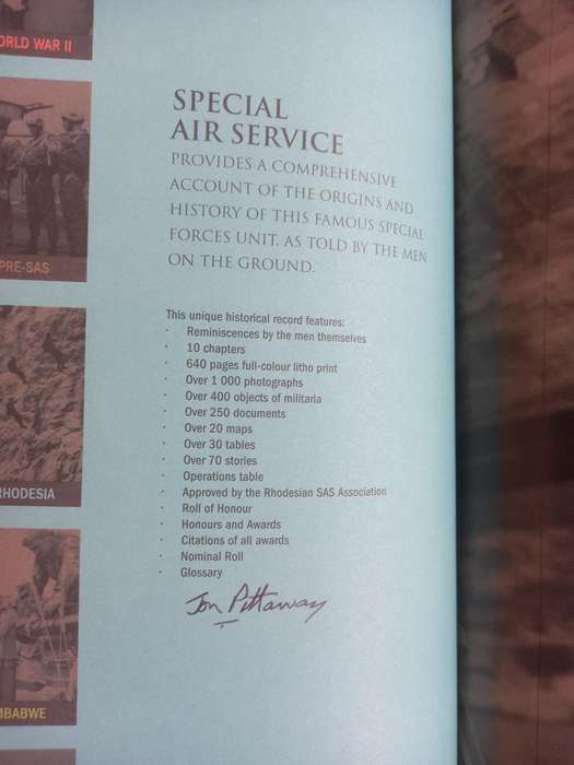 SAS - Rhodesia - The Men Speak - Jonathan Pittaway **SIGNED** NEW **