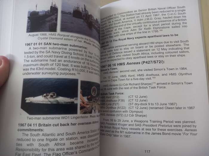Naval Digest - Foreign Submarine Visits to South Africa and Assoc Exercises 1933 to 2023 - D R Harri