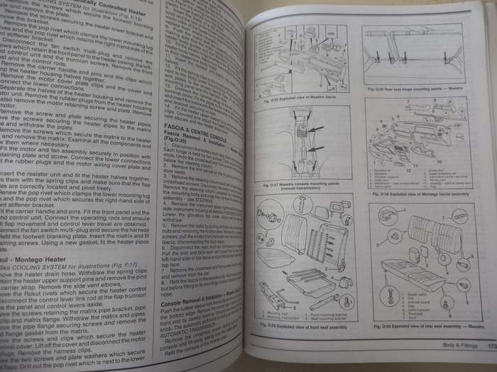 Maestro / Montego - Autodata - Car Repair Manual