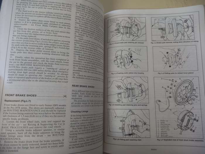 Datsun Sunny - Autodata - Car Repair Manual