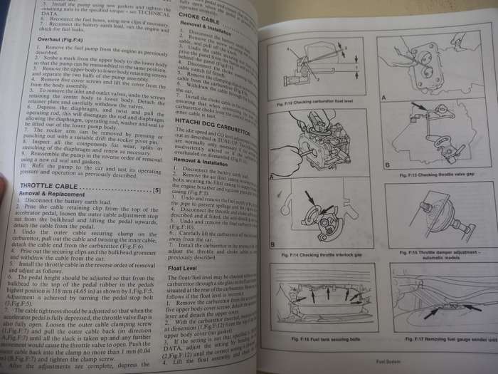 Datsun Sunny - Autodata - Car Repair Manual