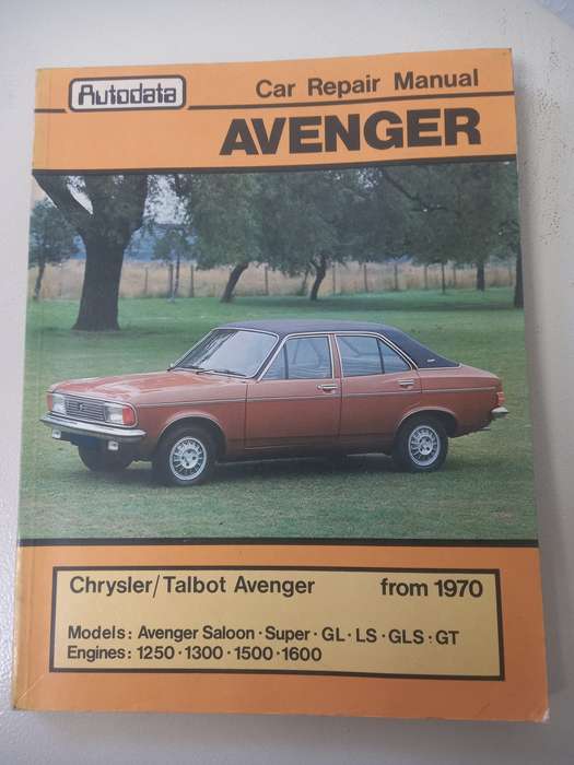Chrysler / Talbot Avenger from 1970 - Autodata - Car Repair Manual