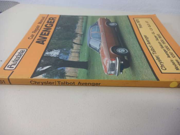 Chrysler / Talbot Avenger from 1970 - Autodata - Car Repair Manual