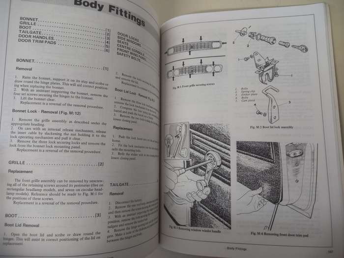 Chrysler / Talbot Avenger 1970-1981 - Autodata - Car Repair Manual