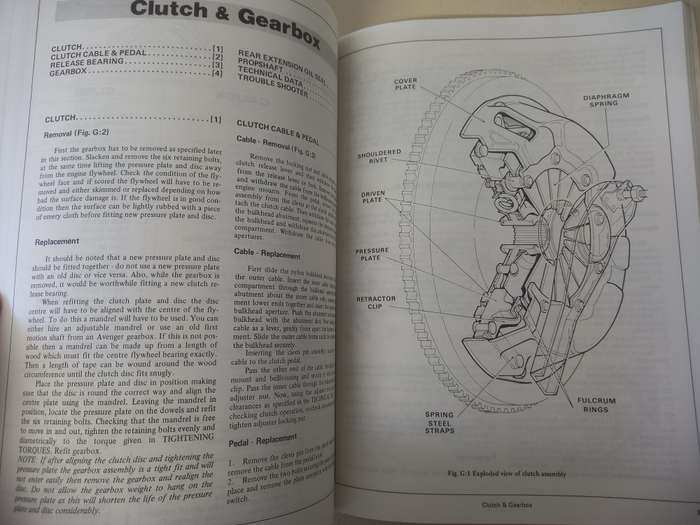 Chrysler / Talbot Avenger 1970-1981 - Autodata - Car Repair Manual