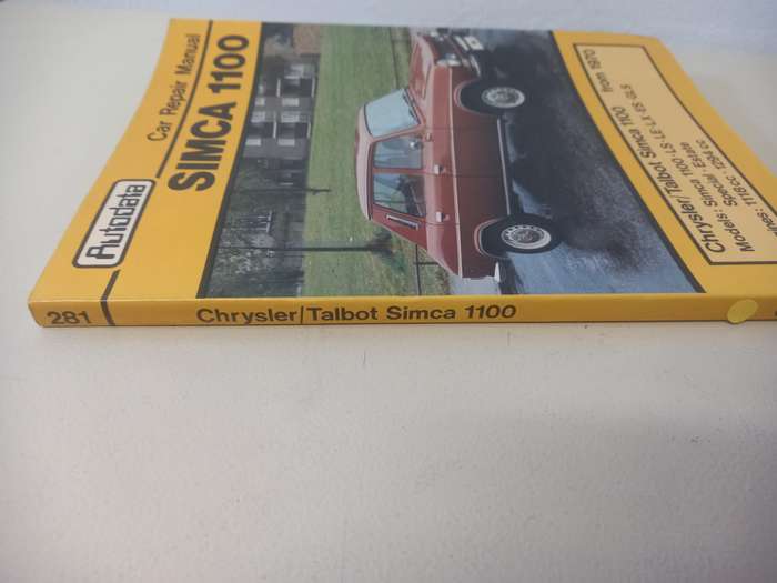 Simca 1100 from 1970 - Autodata - Car Repair Manual