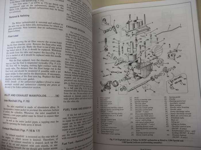 Simca 1100 from 1970 - Autodata - Car Repair Manual