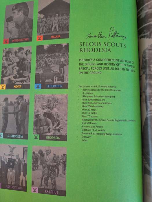 Selous Scouts Rhodesia: The Men Speak - Jonathan Pittaway - **SIGNED**