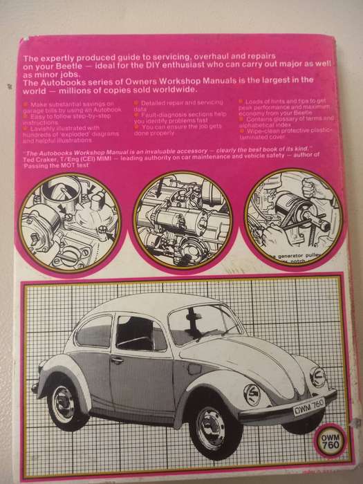 Beetle - Owners Workshop Manual - Autobook 760 - 1968 - 77