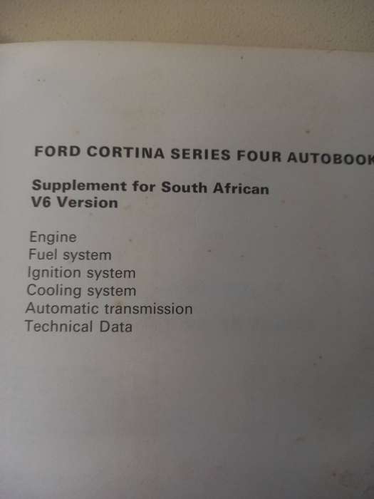 Ford Cortina Series Four,  - Owners Workshop Manual - Autobook 929