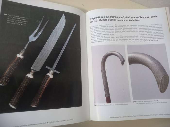 Damaszener Stahl Mythos Geschichte Technik Anwendung - Manfred Sachse// Damascus steel - in GERMAN
