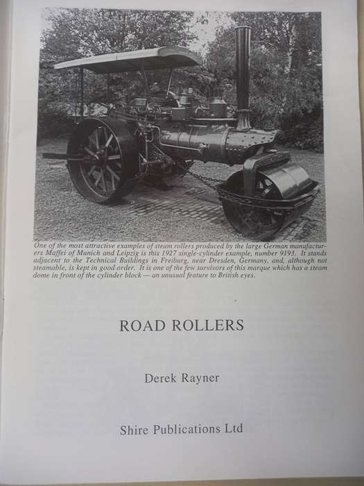 Road Rollers - Derek Rayner - Shire Album 281