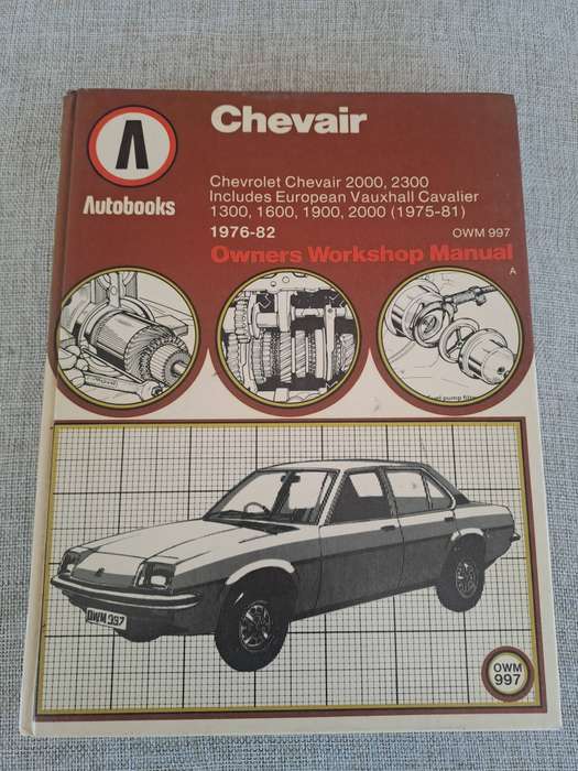 Chevrolet Chevair 2000, 2300 Autobooks Owners Workshop Manual, OMW997