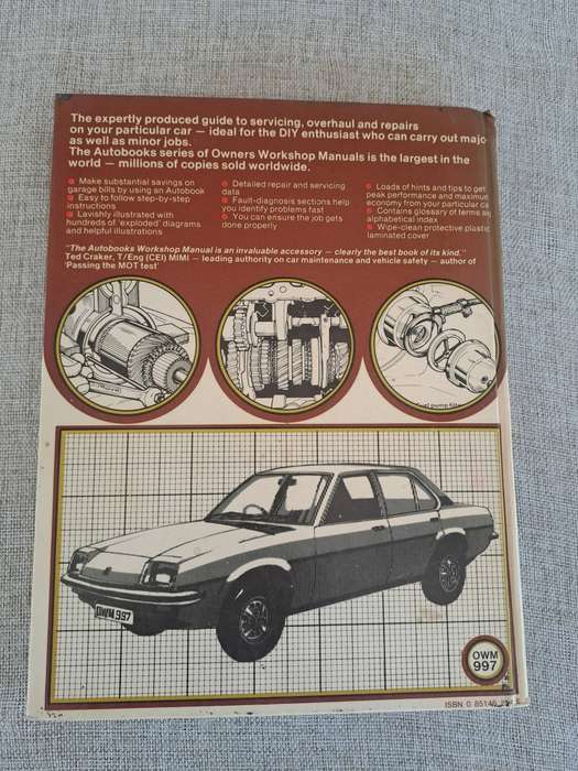 Chevrolet Chevair 2000, 2300 Autobooks Owners Workshop Manual, OMW997