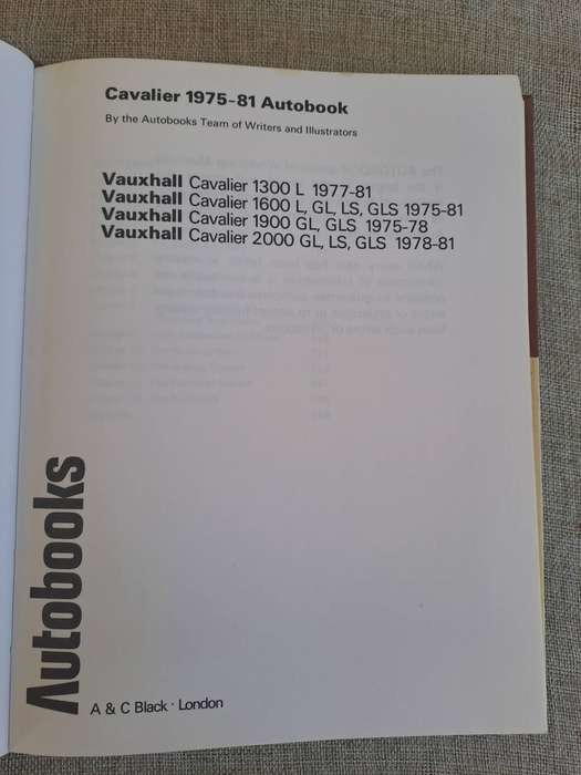 Chevrolet Chevair 2000, 2300 Autobooks Owners Workshop Manual, OMW997