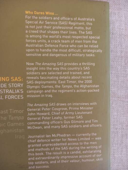 The Amazing SAS: The Inside Story of Australia's Special Forces - Ian McPhedran