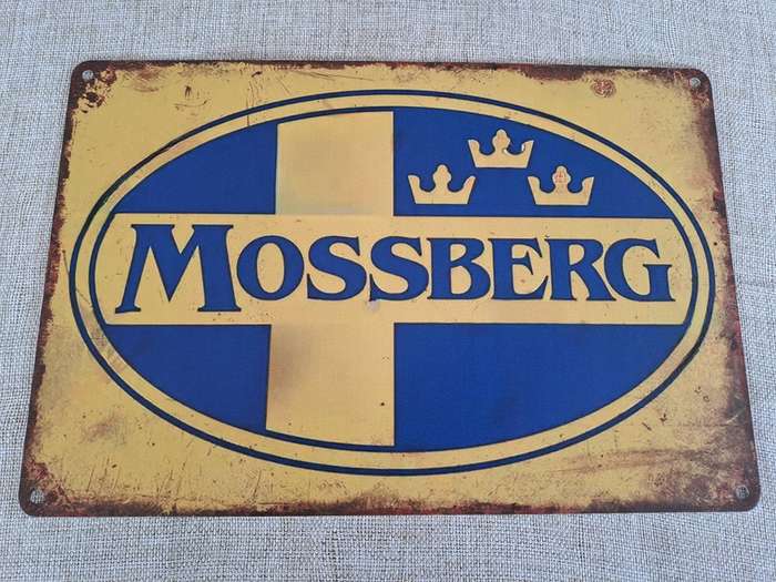 Mossberg - Advertising Tin Plate Sign
