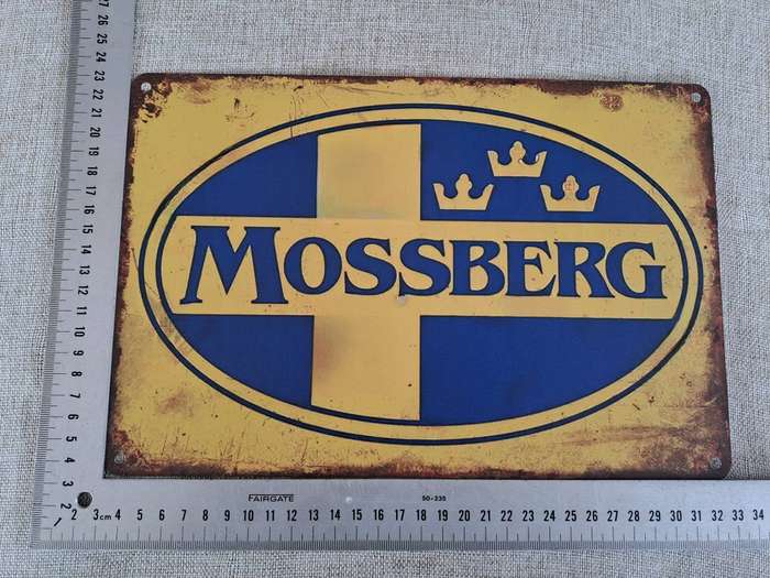 Mossberg - Advertising Tin Plate Sign