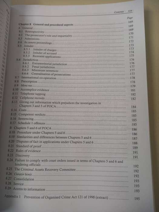 Organised Crime and Proceeds of Crime Law in South Africa - Albert Kruger - Lexis Nexis - 2nd editio