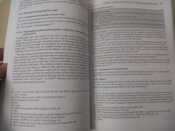 Organised Crime and Proceeds of Crime Law in South Africa - Albert Kruger - Lexis Nexis - 2nd editio