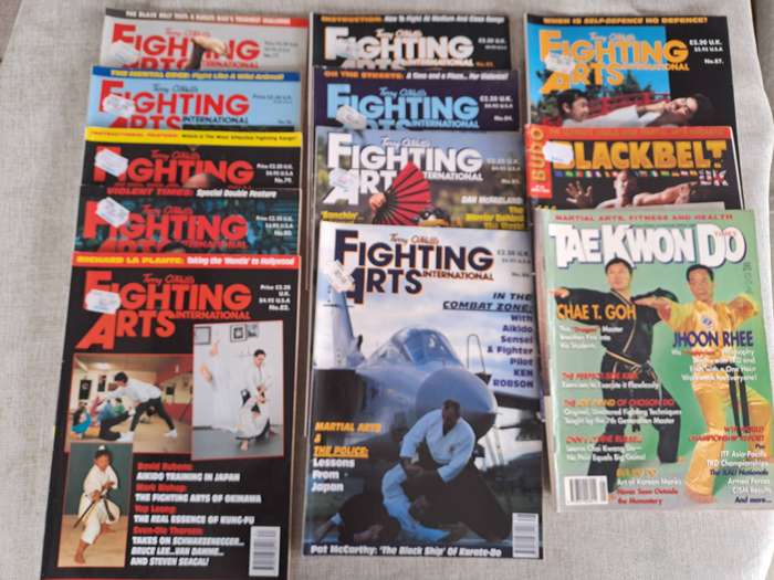 Fighting Arts, Taekwondo and Blackbelt Magazines X12