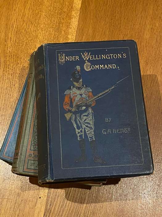 G.A. Henty Antique Book Bundle - Includes 1st Edition Under Wellingtons Command (1899)